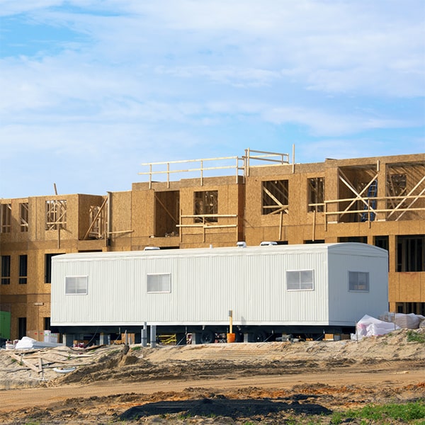 additional security features can be added to construction site office trailers to protect equipment and valuable items